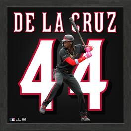 Highland Mint - Elly De La Cruz Cincinnati Reds 13" x 13" Impact Jersey Frame - Multicolor