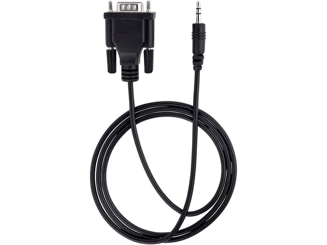 Alt View 4. StarTech.com - StarTech 3ft DB9 to 3.5mm Serial Cable for RS232 Configuration.