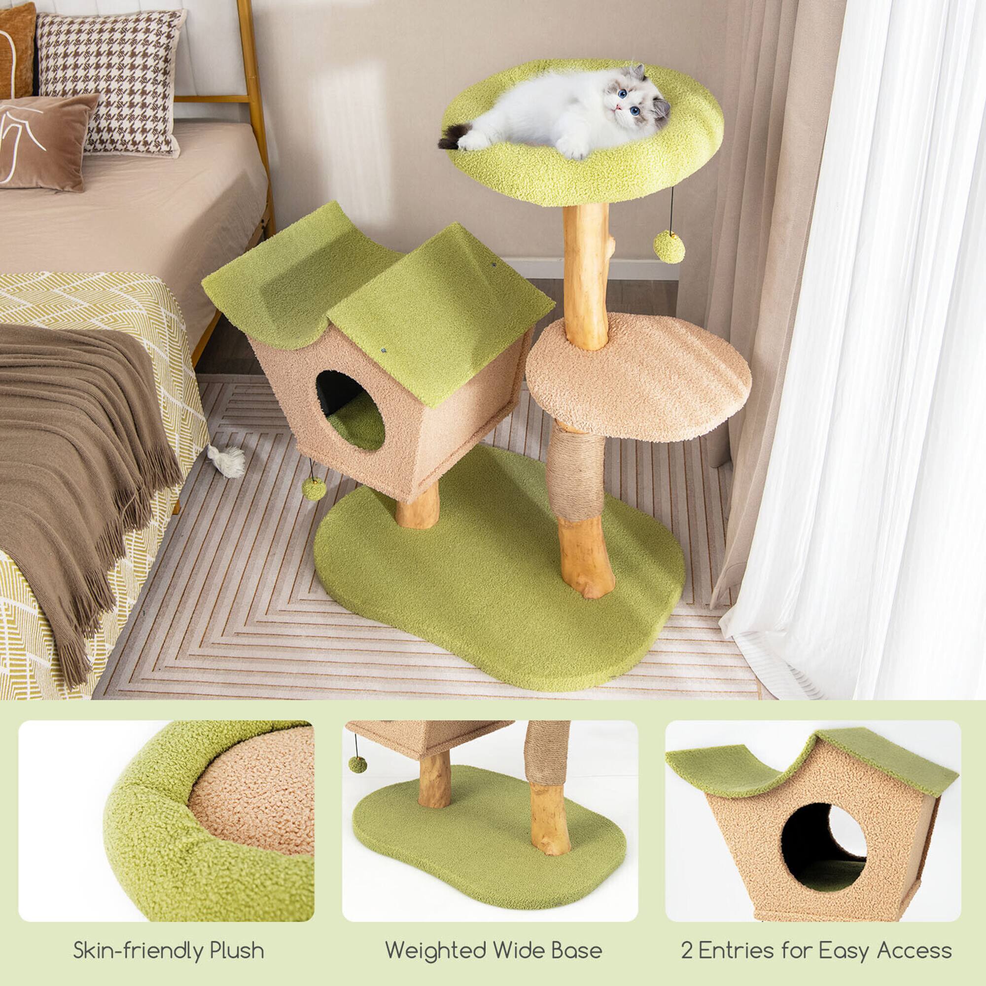 Skin-friendly Plush  
Weighted Wide Base  
2 Entries for Easy Access