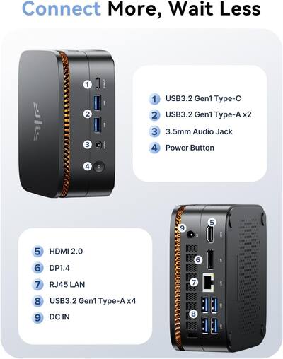 MAGICNUC AS1 Mini-PC Büro-Zuhause, Ryzen 5 3550H , Mini-Computer, 16GB DDR4, 512GB PCIe3.0 SSD MAGICNUC AS1 Mini-PC Büro-Zuhause, Ryzen 5 3550H , Mini-Computer, 16GB DDR4, 512GB PCIe3.0 SSD