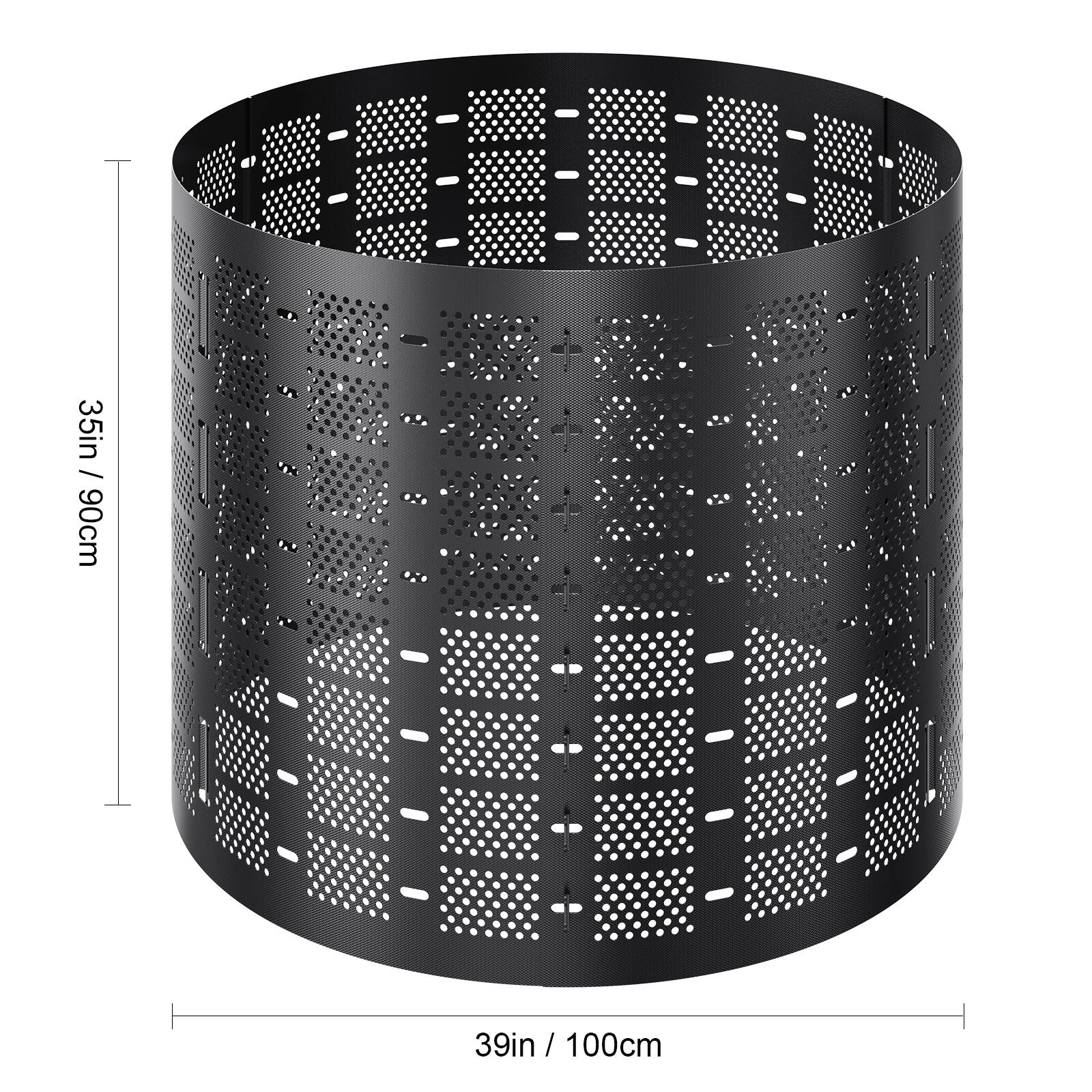 R 35in / 90cm  
39in / 100cm