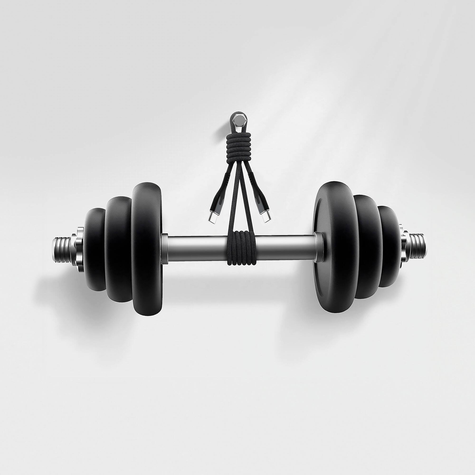 Alt View 11. STATIK - Magstack Pro 6 Foot USB-C to USB-C Magnetic Charging Cable - Black.