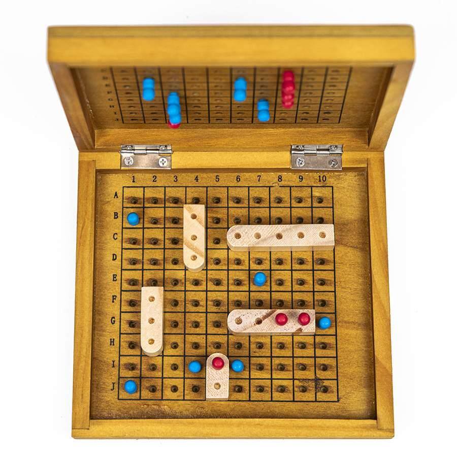 Alt View 10. Professor Puzzle - Sea Battle | Classic Wooden Family Board Game - Blue.