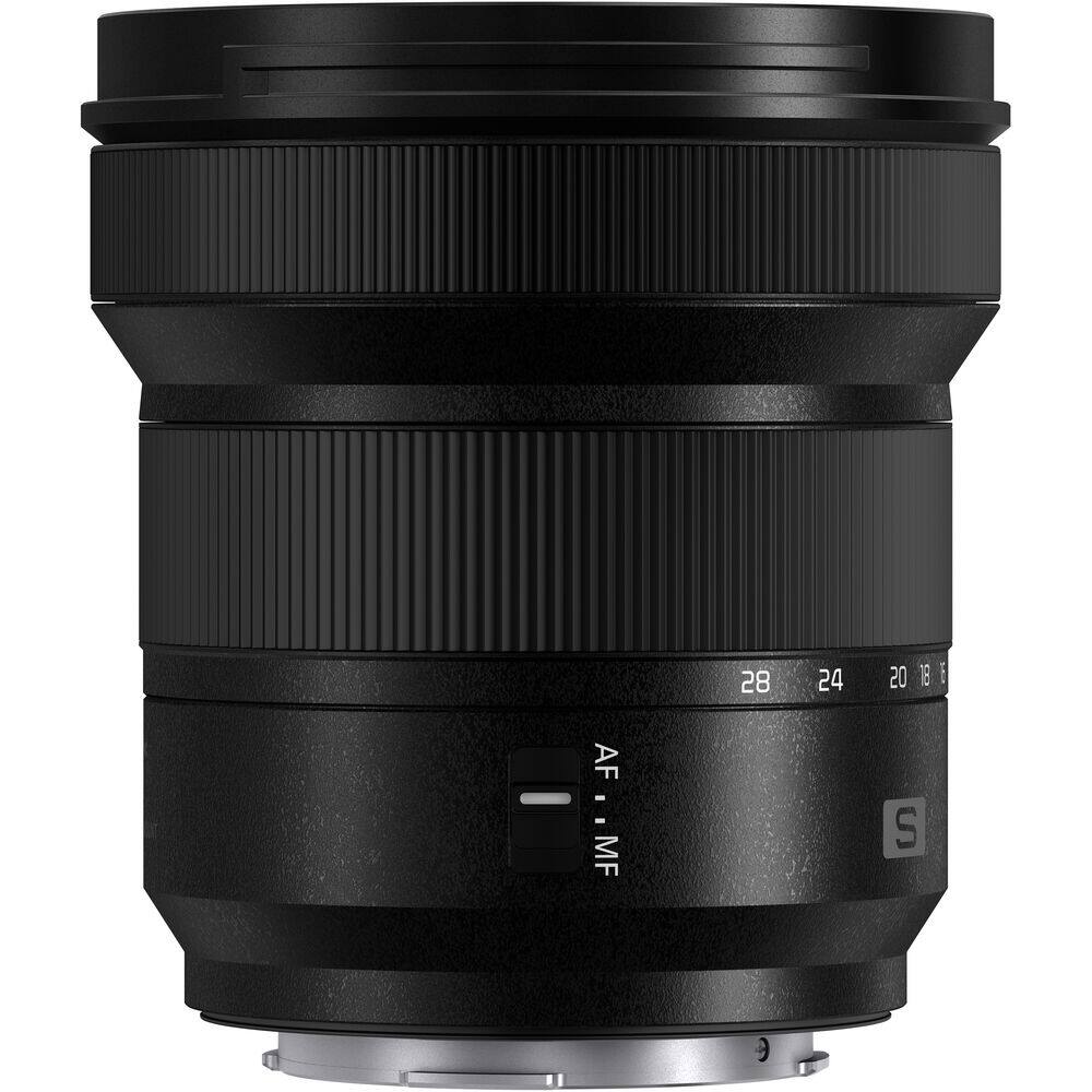 Alt View 2. Panasonic - Panasonic LUMIX S Series Camera Lens, 14-28mm F4-5.6 Ultra Wide-Angle Zoom Lens with Macro Capability, S-R1428 - Black.