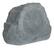 Front Standard. TruAudio - Elements Series 8" 2-Way Outdoor Rock Speaker (Each) - Gray.