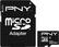Front Standard. PNY - 32GB microSDHC Class 4 Memory Card.