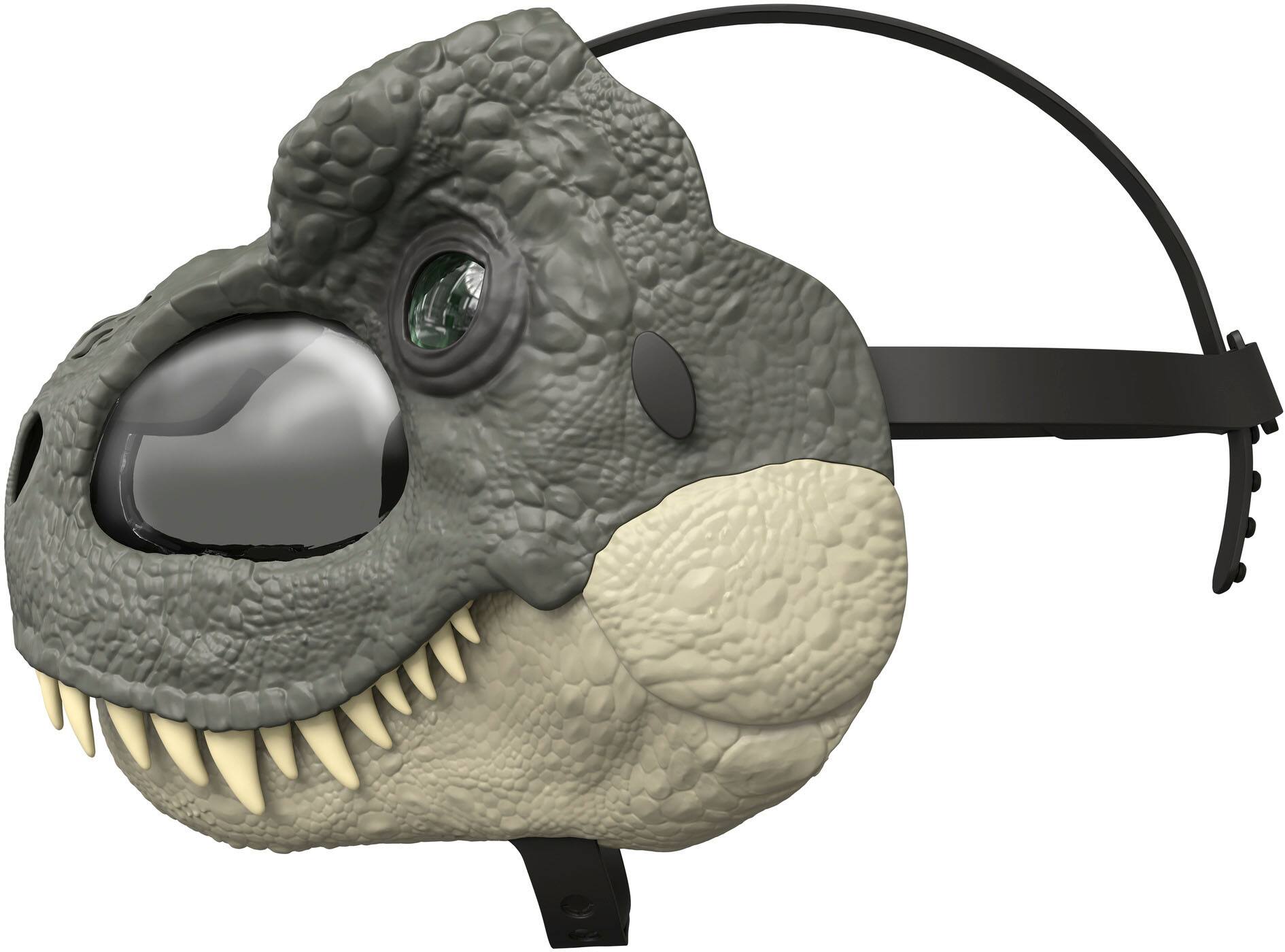 Left. Jurassic World - Rage 'N Roar Tyrannosaurus Rex Mask.