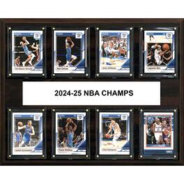 C&I Collectibles - Oklahoma City Thunder 2025 NBA Finals Champions 12" x 15" Eight-Card Plaque - Multicolor
