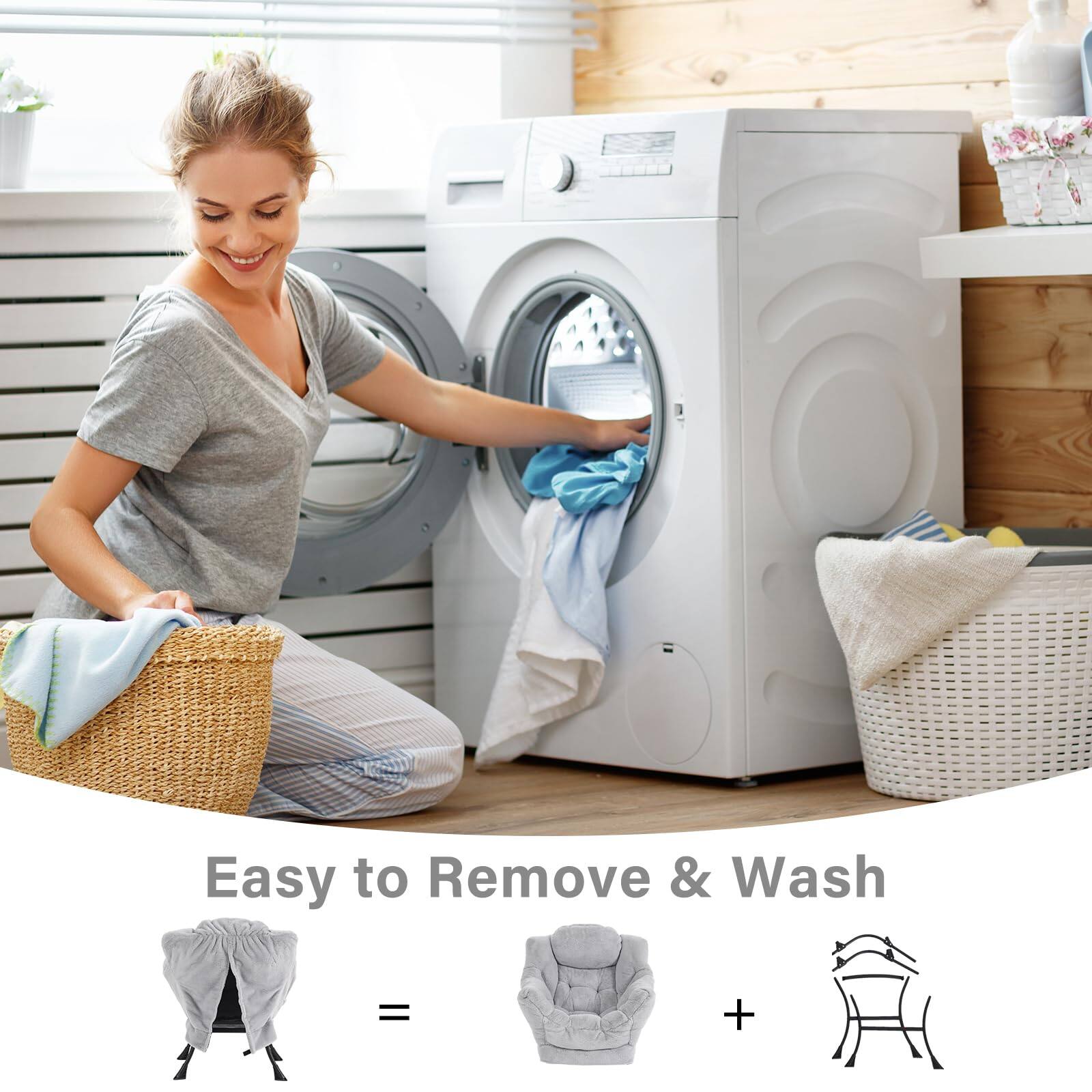 Easy to Remove & Wash