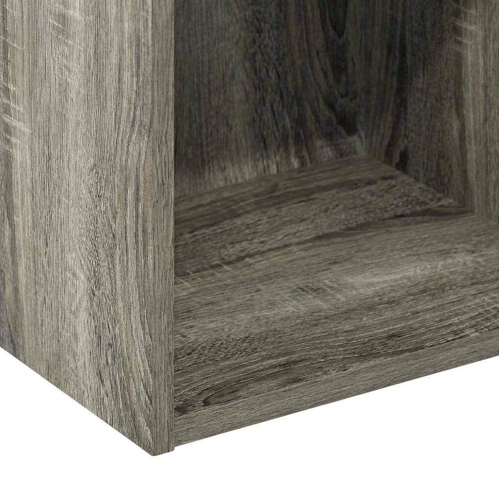 Alt View 2. FurniFact - Wood Bookcase with Spacious Shelves and Stylish Finish - French Oak.