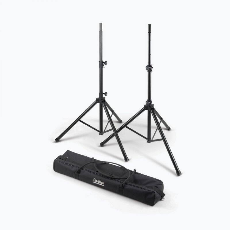 Alt View 4. On Stage Stands - On-Stage All-Aluminum Speaker Stand Pack - Black.