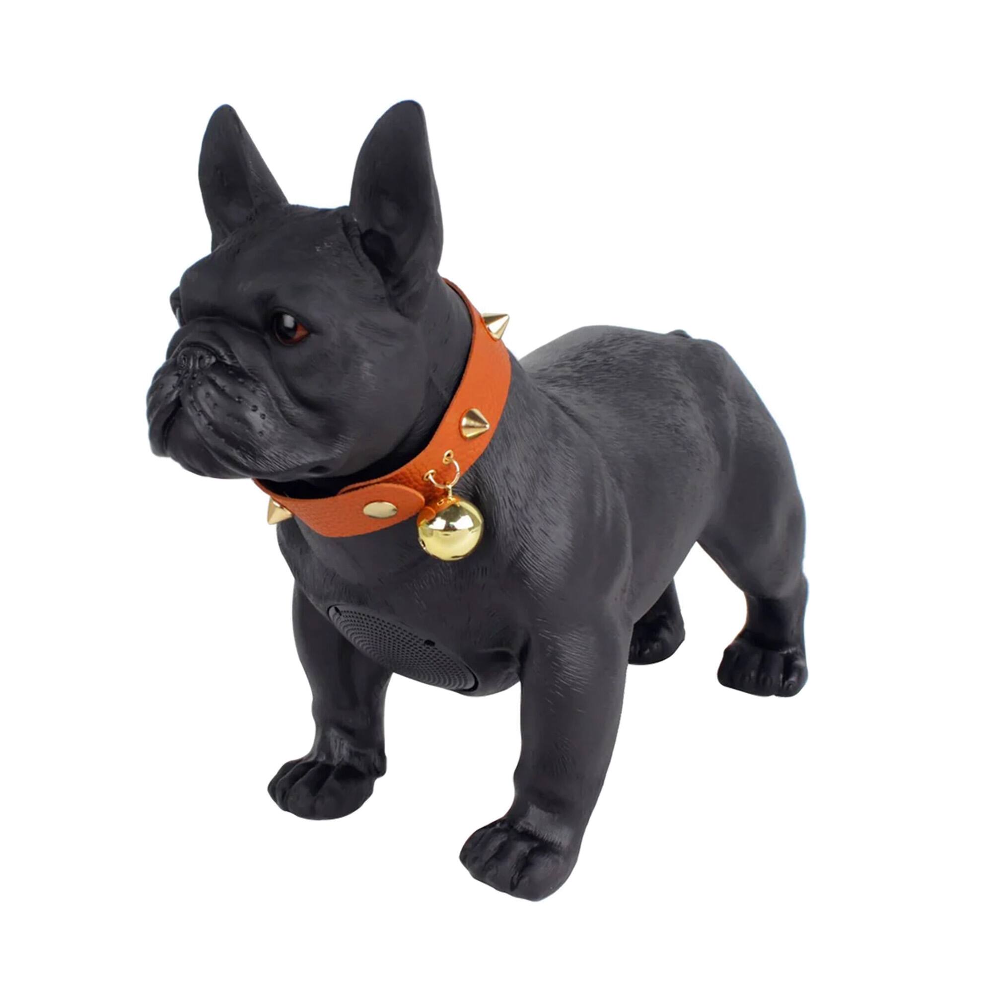 Alt View 10. Max Power - Max Power Bulldog Style Rechargeable Bluetooth Speaker with FM Radio, Black - Black.