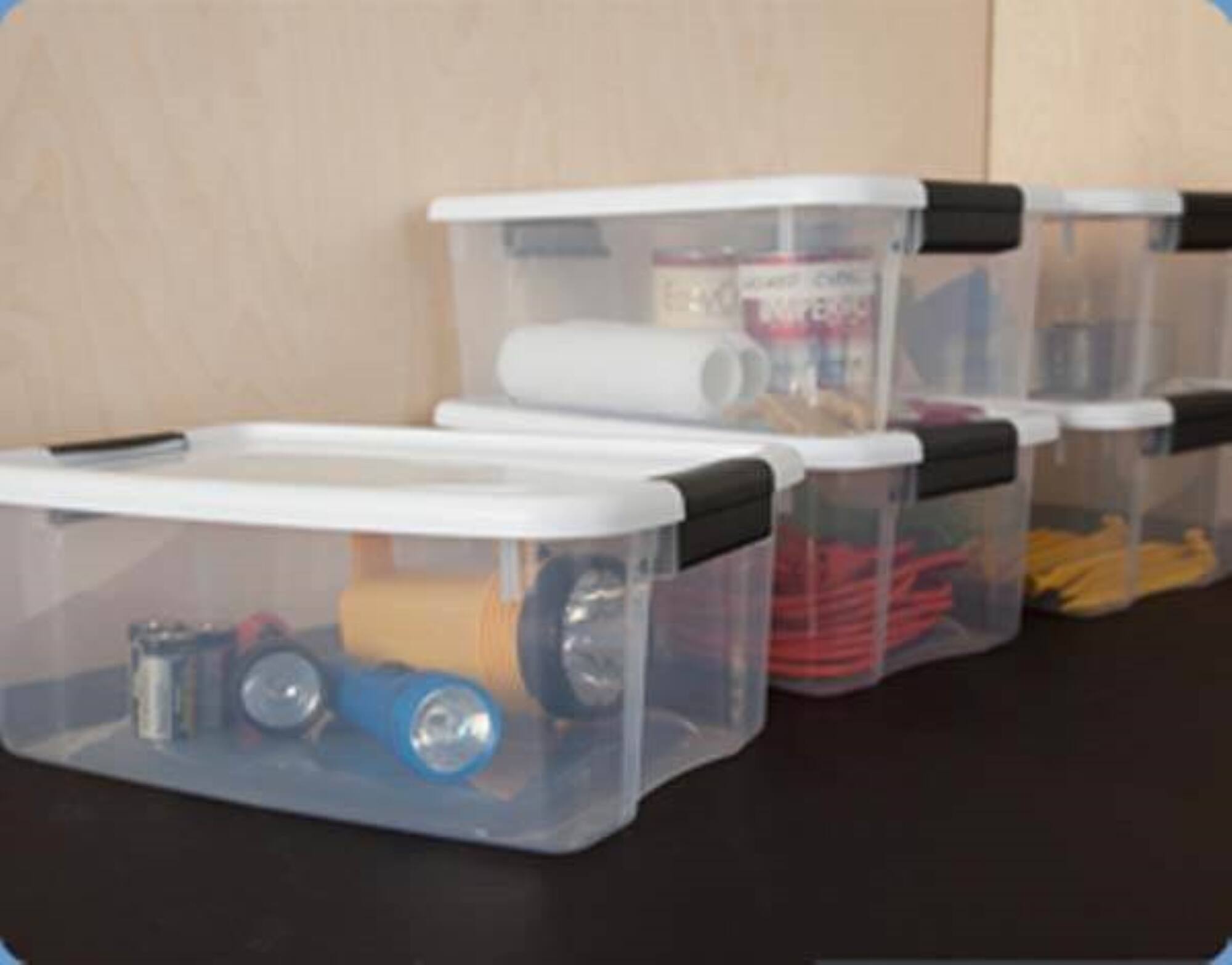 Alt View 12. Sterilite - Ultra Latch Storage Box (12 Pack) - Clear/White.