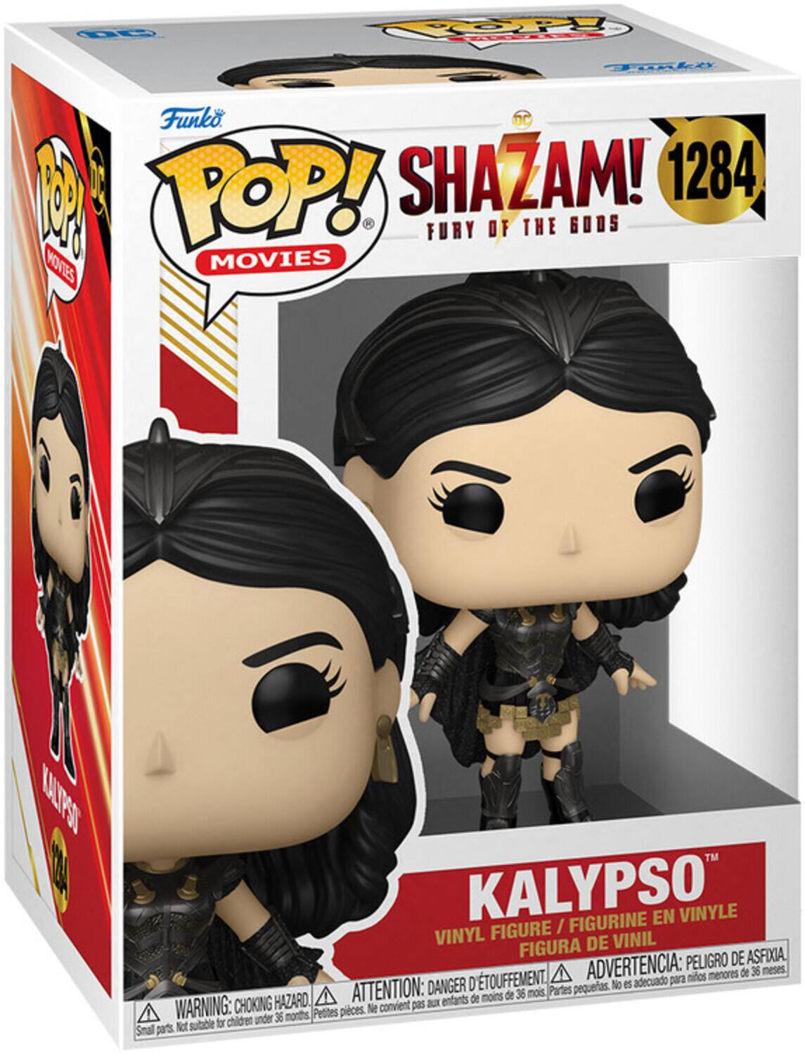 U0 1OO  mki Funko DC 1 8 POP! SHAZAM! 1284 FURY OF THE GODS MOVIES KALYPSO A KALYPSO FIGURINE EN VINYLE FIGURE / VINYL DE VINIL FIGURA DE ASFIXIA ADVERTENCIA: PELIGRO DE ASFIXIA. ATTENTION: DANGER D'ETOUFFEMENT. WARNING: CHOKING HAZARD. Partes pequeas. No es acuña para menores de 36 mois, Petites pieces. Ne children under 36 months Not sutable for Smal parts