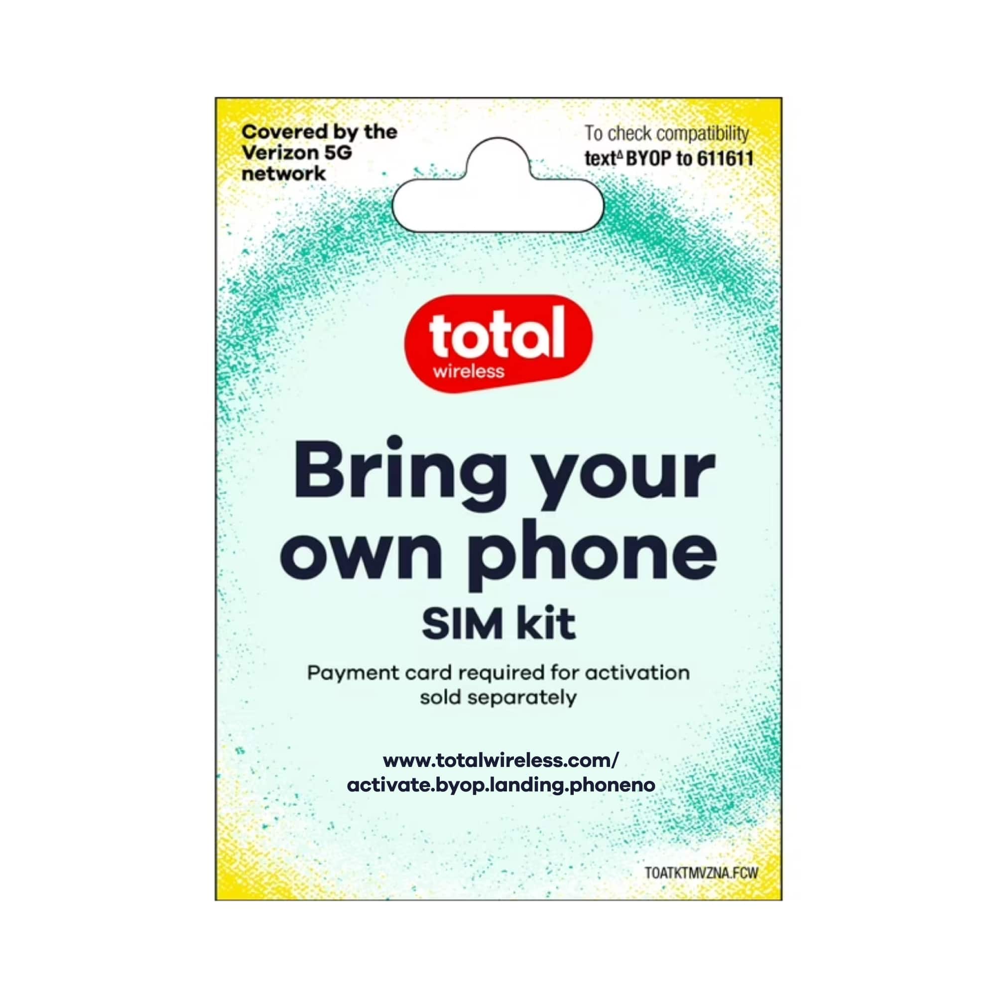 Total Wireless - Bring Your Own Phone Mini SIM Pack (No Airtime) - Multi - Front_Zoom
