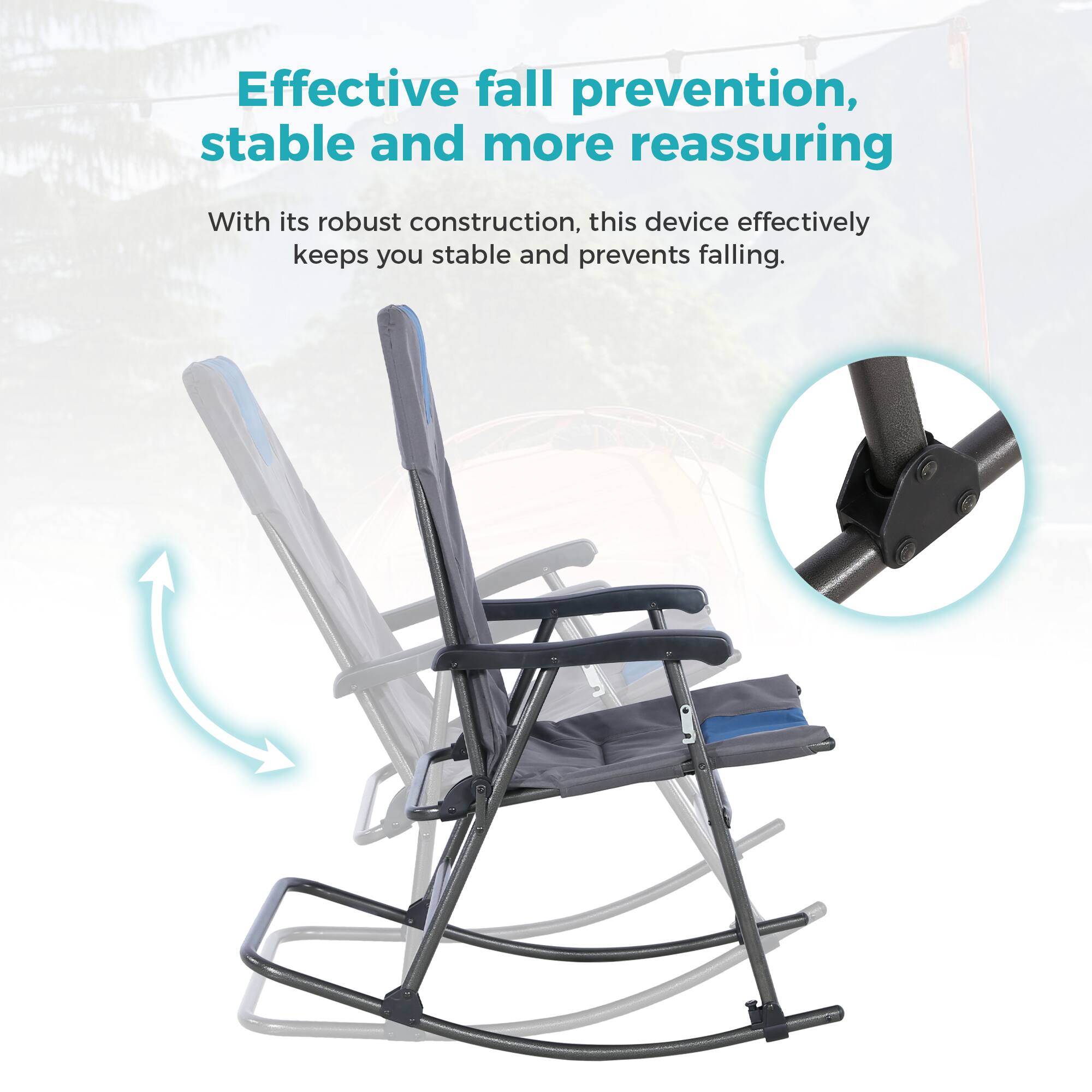 Effective fall prevention, stable and more reassuring

With its robust construction, this device effectively keeps you stable and prevents falling.