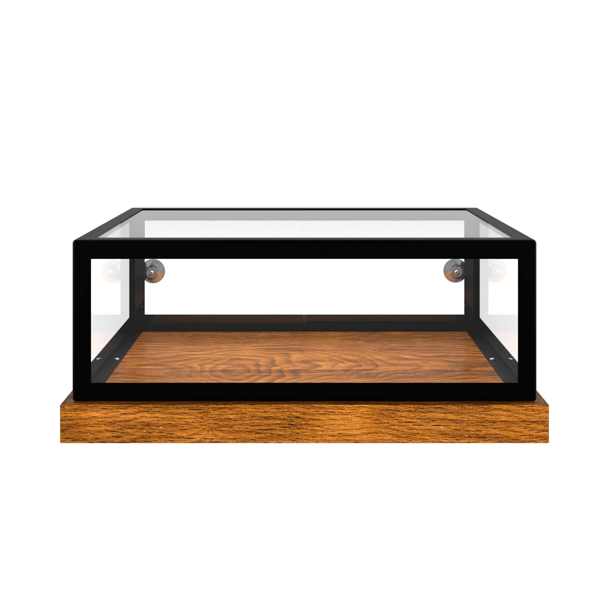 Alt View 9. Koolmore - 20 in. Wood and Glass Muffin, Cake Bakery Display Case (KM-BDW-20MUF) - Dark Wood Grain.