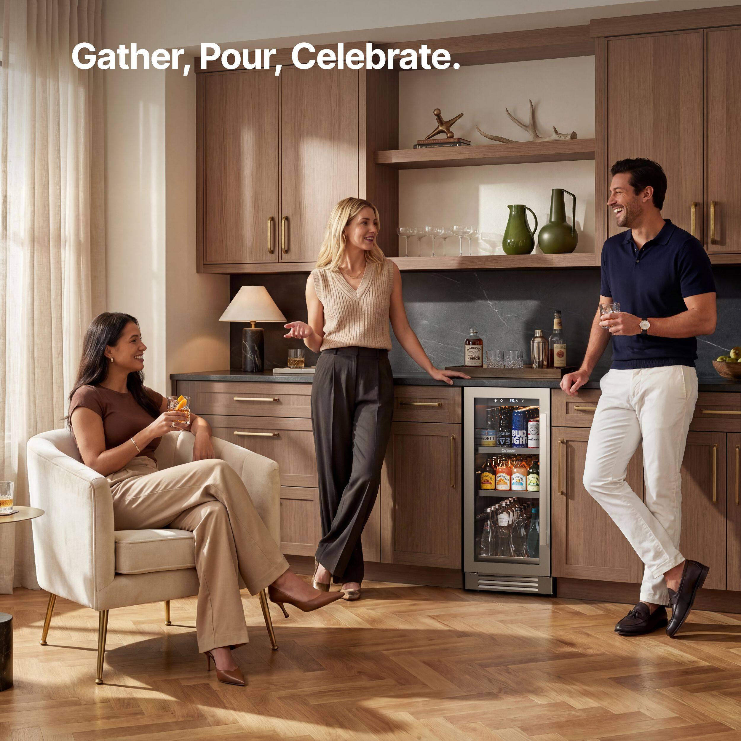 Gather, Pour, Celebrate.