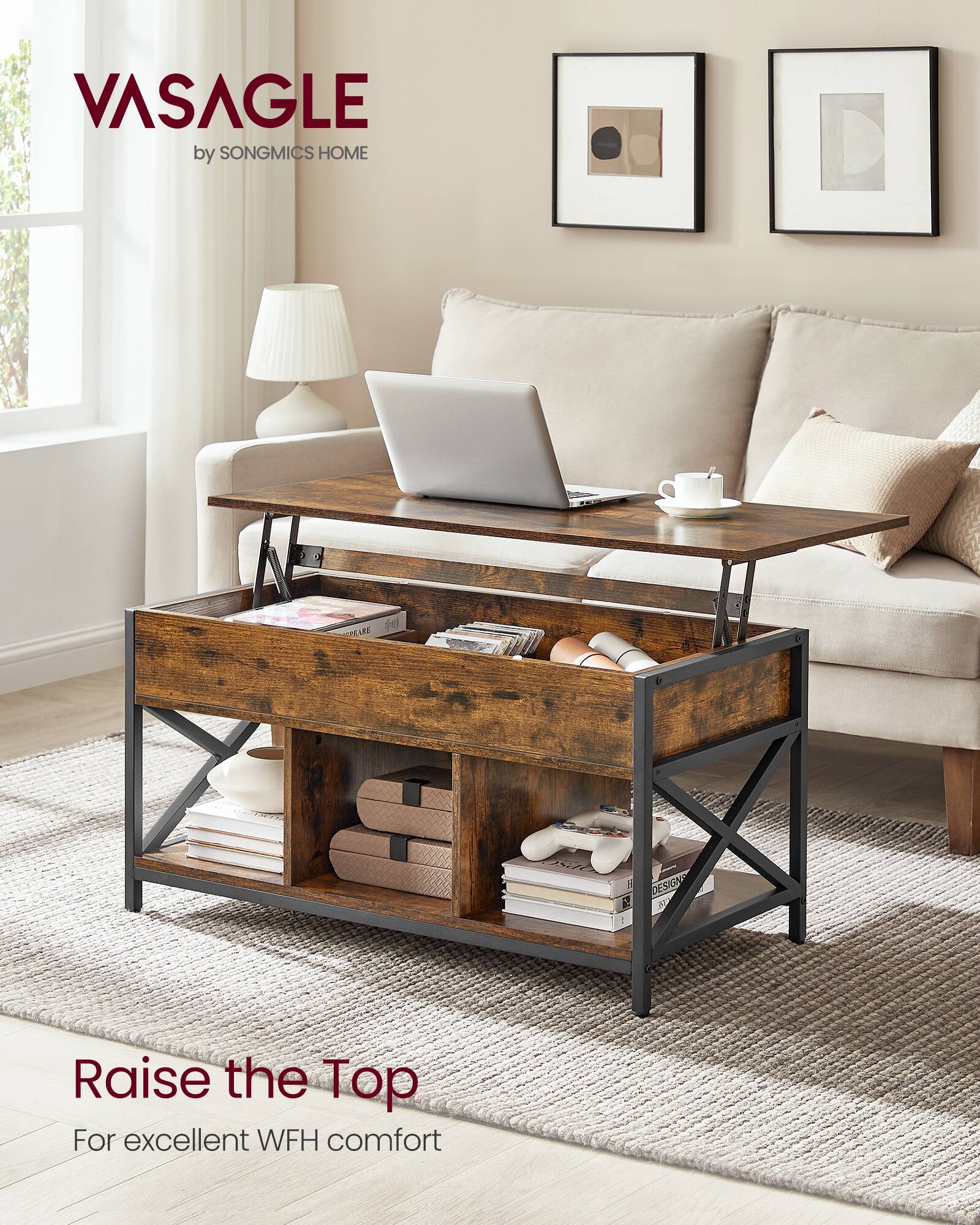 VASAGLE by SONGMICS HOME

Raise the Top

For excellent WFH comfort