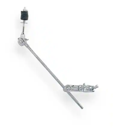 Front. Gibraltar Hardware - 18" Cymbal Arm with Clamp, Swing Nut Mounting System, and 360 Degree Gearless Brake Tilter, Fits 1/2 to 1" Tubes.