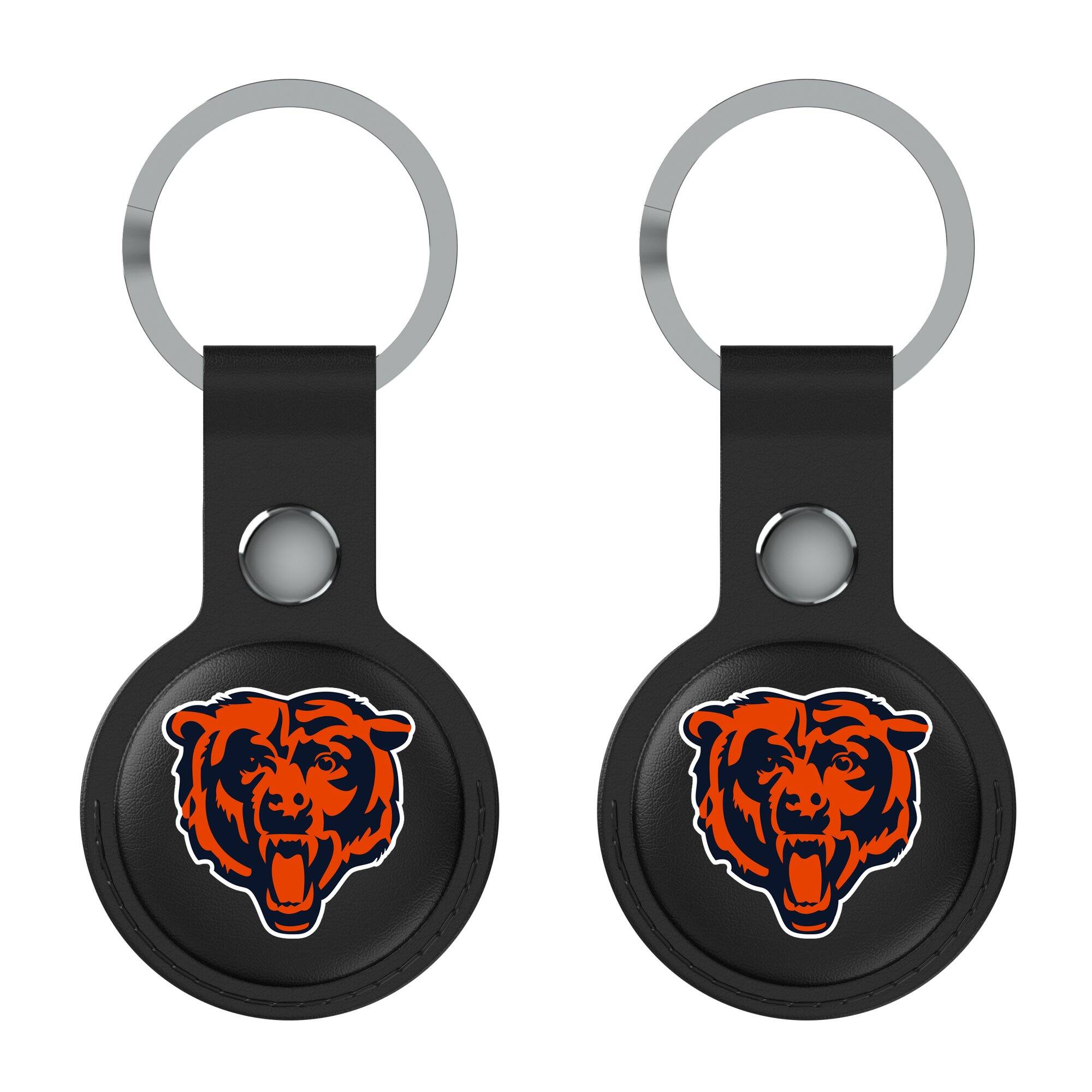 Keyscaper - Chicago Bears Two-Pack AirTag Holders - No Size - Black