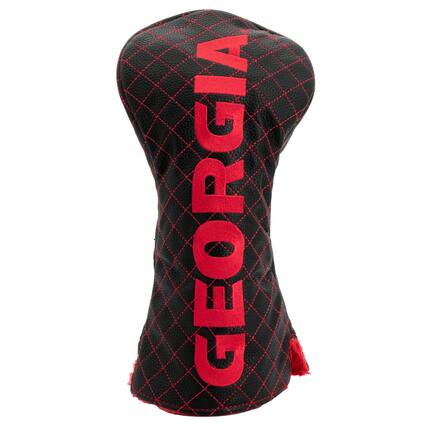 Front. Team Golf - Georgia Bulldogs Quilted Driver Headcover - Multicolor.