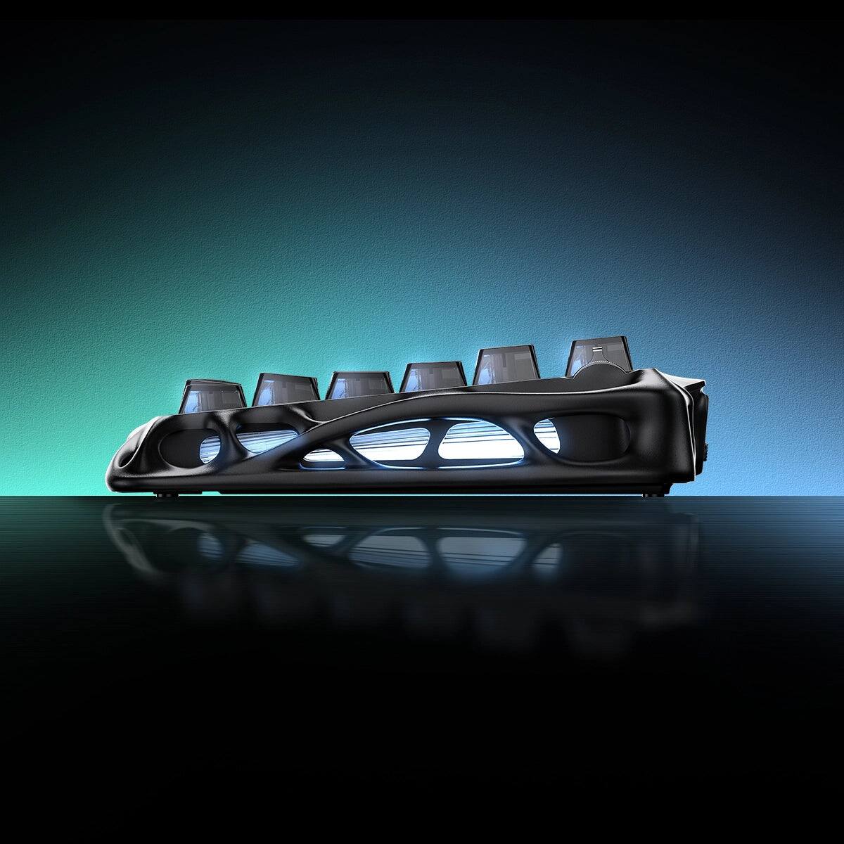 Alt View 2. GravaStar - GravaStar Mercury V75 75% Hall Effect Magnetic Switch Gaming Keyboard Stealth Black - Stealth Black.
