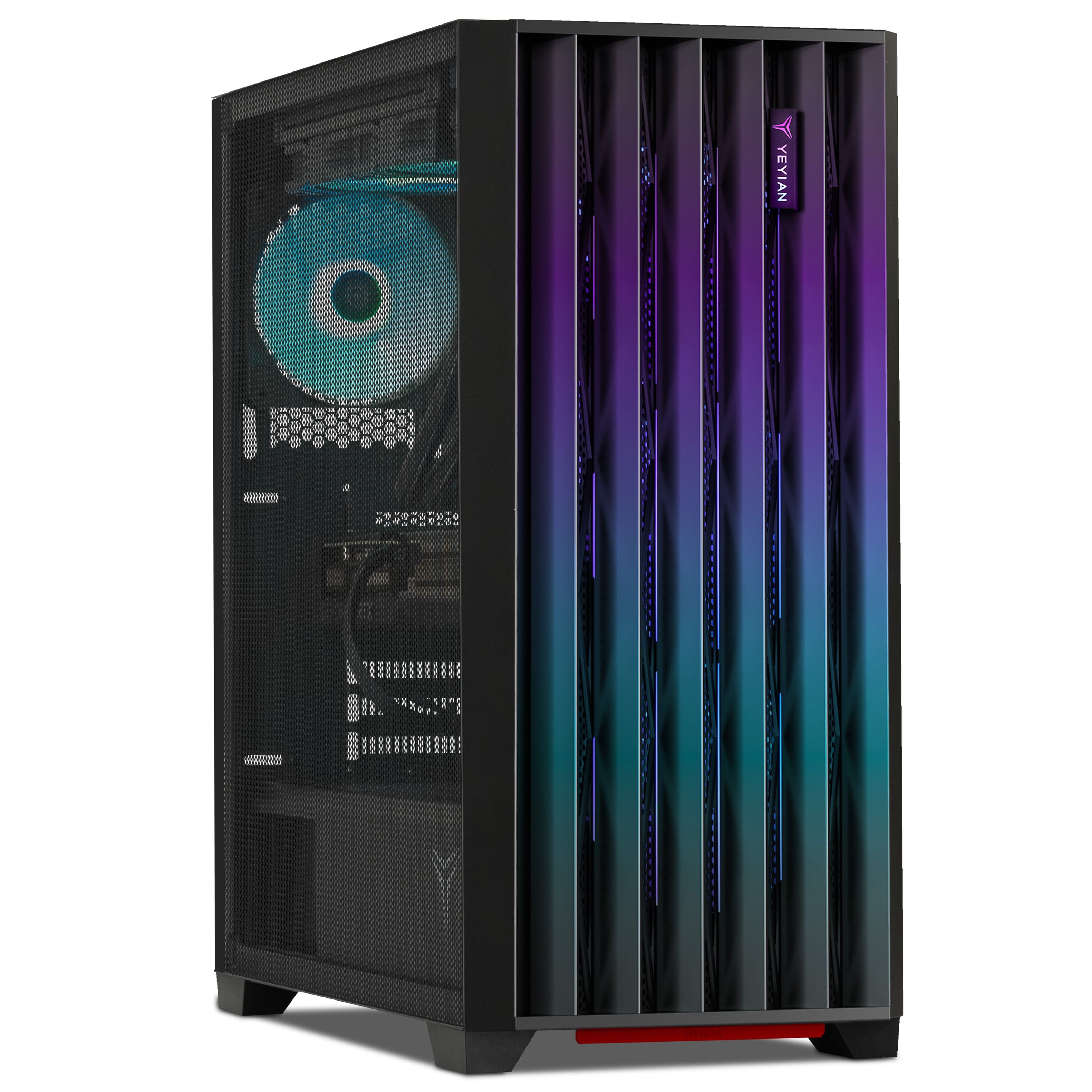 YEYIAN - PHOENIX Mesh Gaming Desktop PC - INTEL Ultra Core U7 265F - NVIDIA RTX 5070 Ti - 32GB DDR5 6000MHz RGB - 2TB SSD - Black