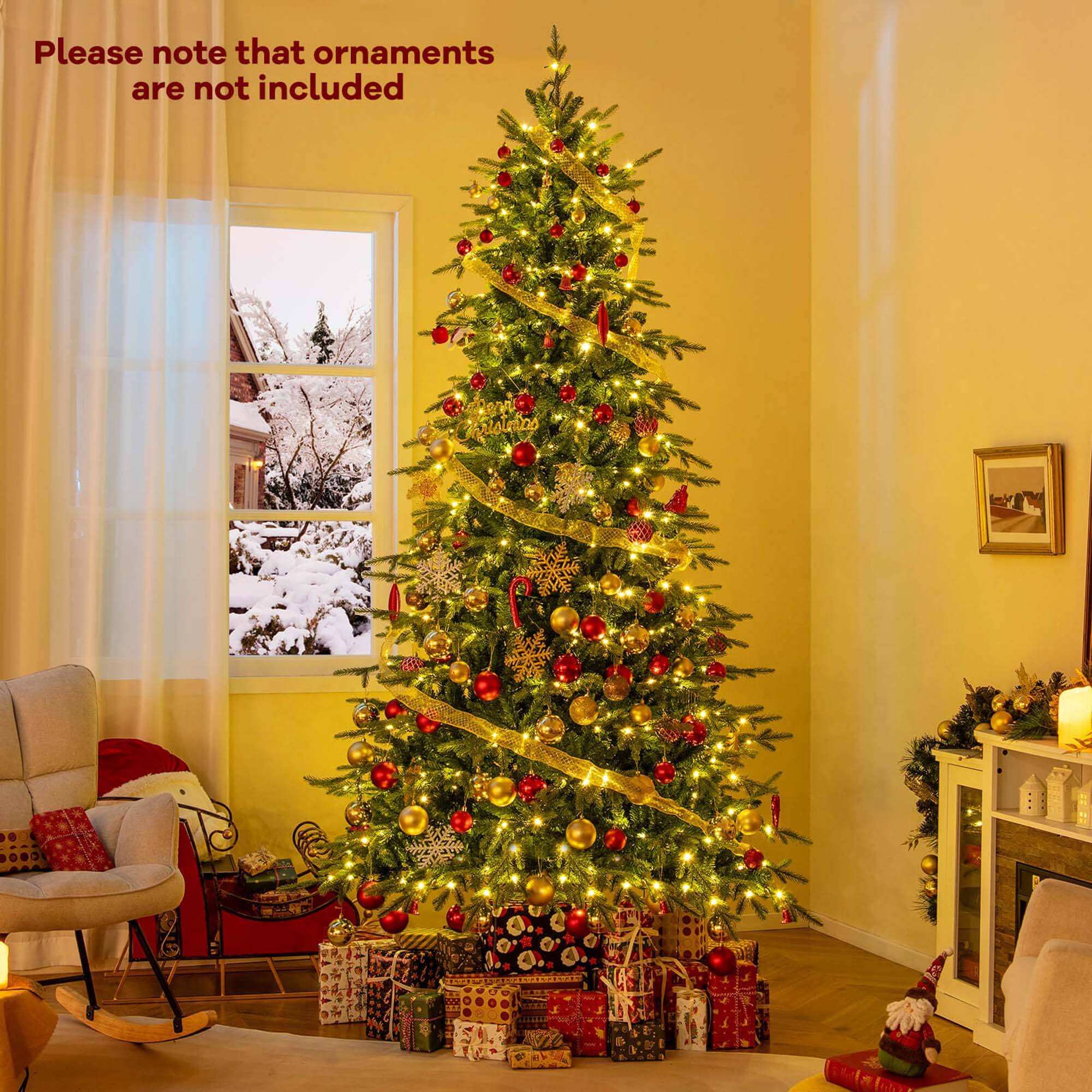 Please note that ornaments are not included.