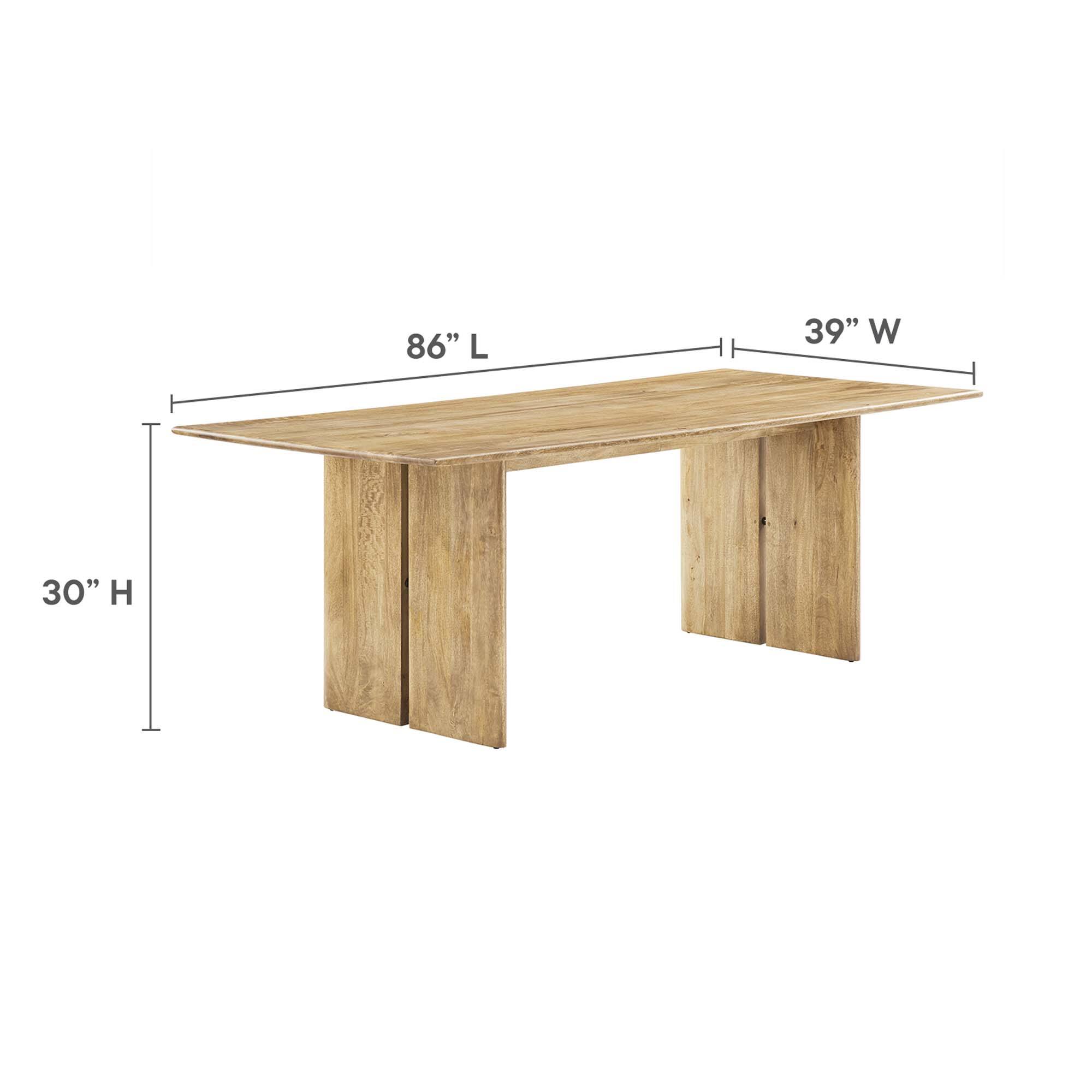 86" L x 39" W x 30" H