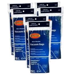 EnviroCare - 6-Pack Panasonic Style C-13 Canister Vacuum Bags – Replaces AMC-S5EP / 818 30 Bags