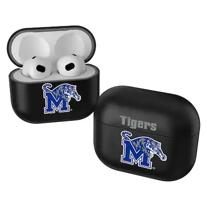 Front. Keyscaper - Memphis Tigers Memphis Tigers Insignia 2nd Gen AirPods Pro Case Cover - Black.