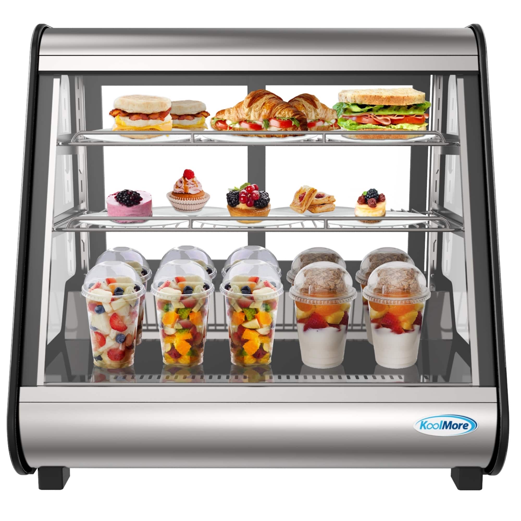 Koolmore 54 in. Commercial Two Door Reach In Refrigerator 47 Cu Ft