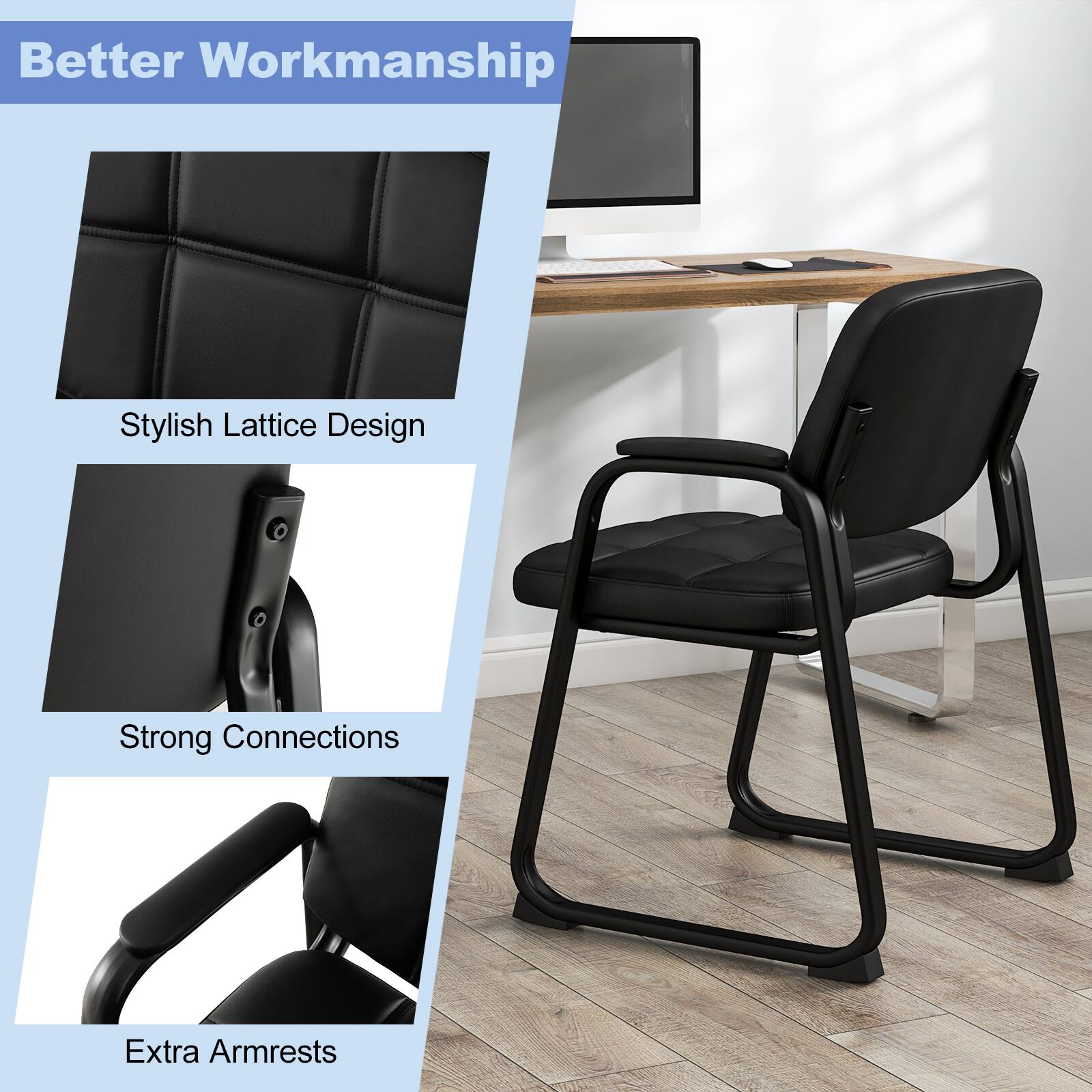 Better Workmanship Stylish Lattice Design Strong Connections Extra Armrests