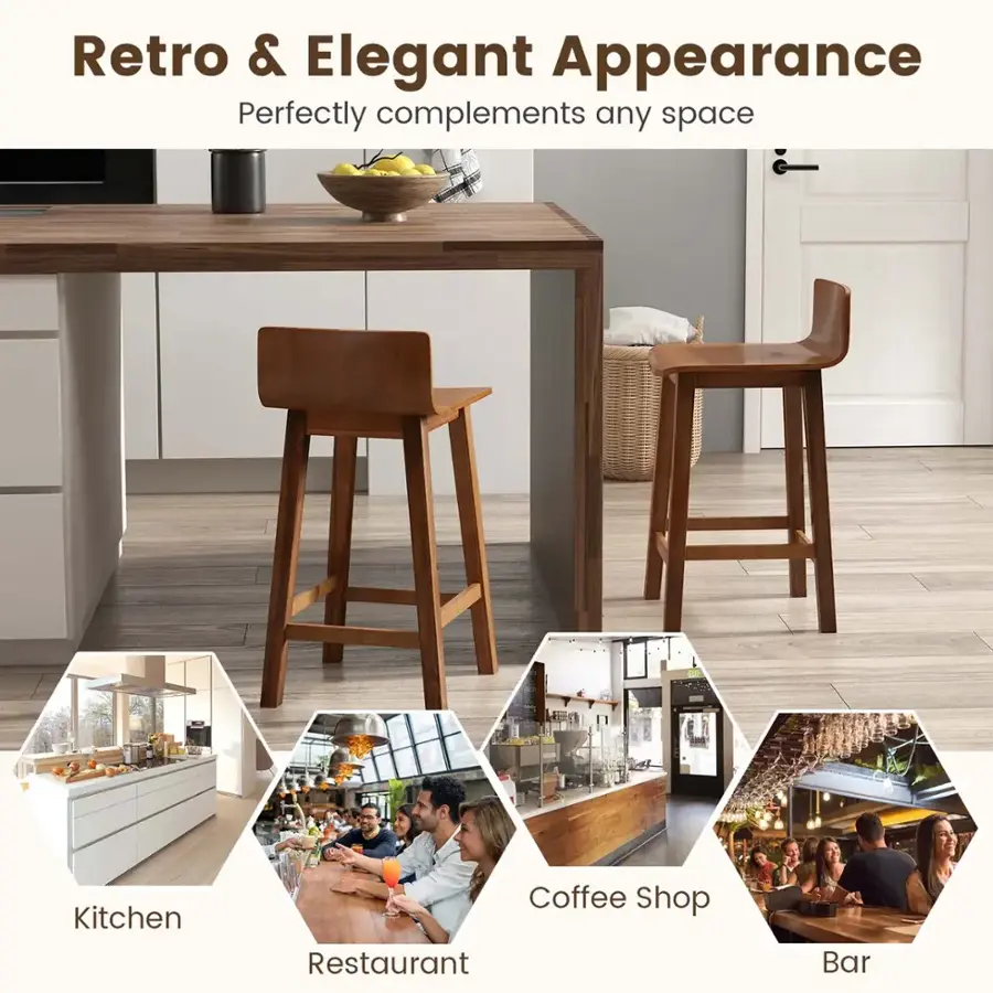 Retro & Elegant Appearance Perfectly complements any space.