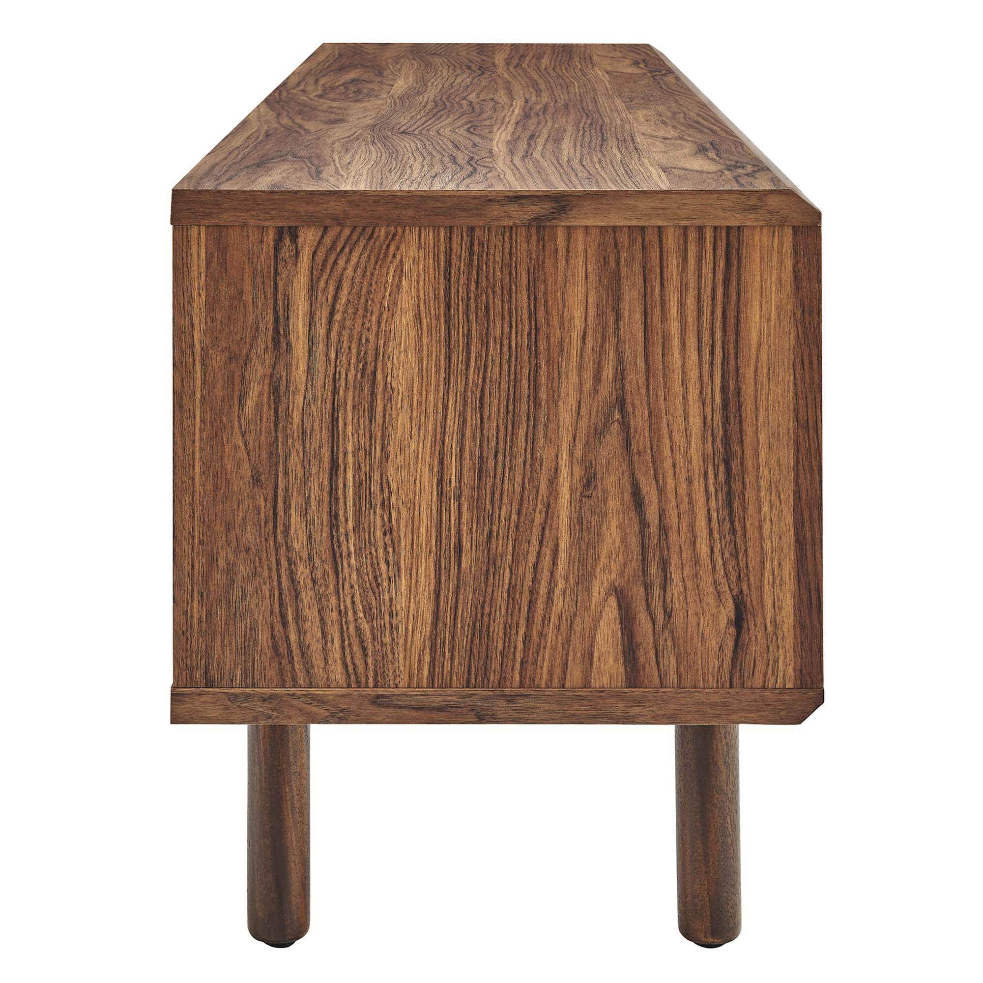 Back. Modway - Kurtis 60" TV Stand by Modway - Walnut.