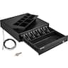 Cash Register Drawer, 16" 12 V, for POS System with 5 Bill 8 Coin Cash Tray,Removable Coin Compartment & 2 Keys Included