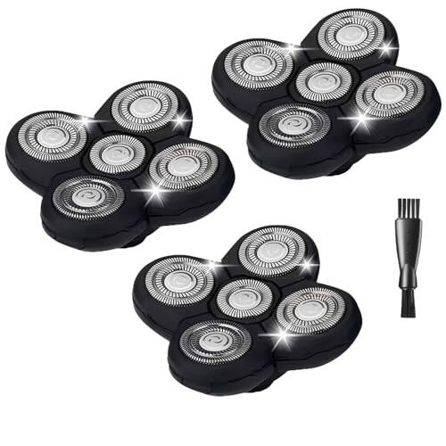 Front. ESBANY - Head Shaver Replacement Blades Compatible with Freedom Grooming Bald Head Shaver,5 Blades Refills Shavers Heads for.