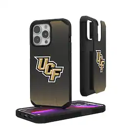 Keyscaper - NCAA - UCF Knights Linen Logo iPhone Rugged Case - 15 - Black