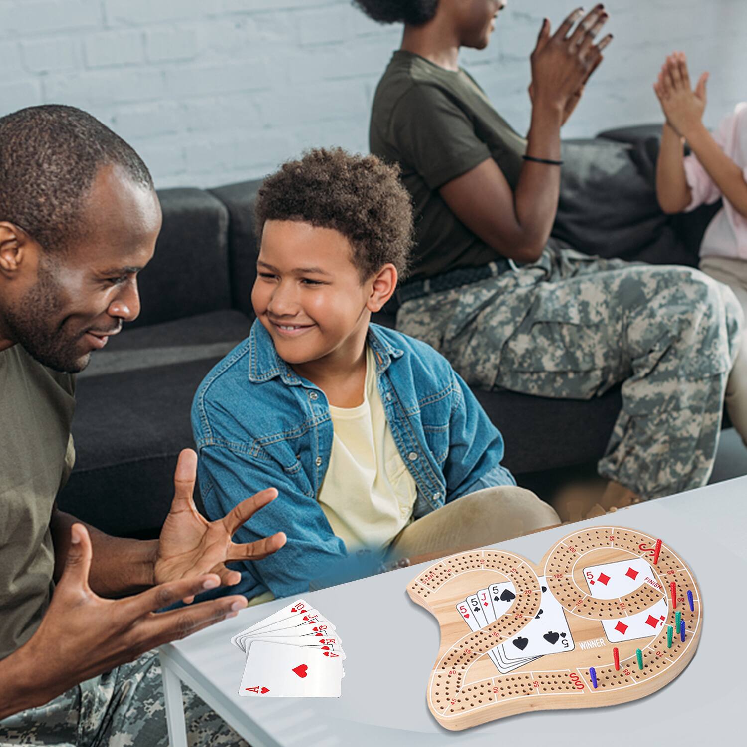 1, 5, J, 5, S, WINNER, FINM