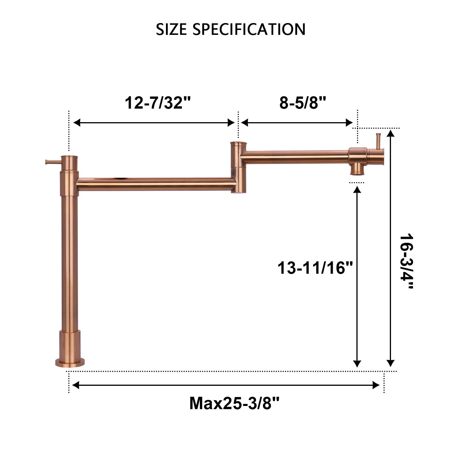 SIZE SPECIFICATION

12-7/32"  
8-5/8"  
13-11/16"  
16-3/4"  
Max 25-3/8"