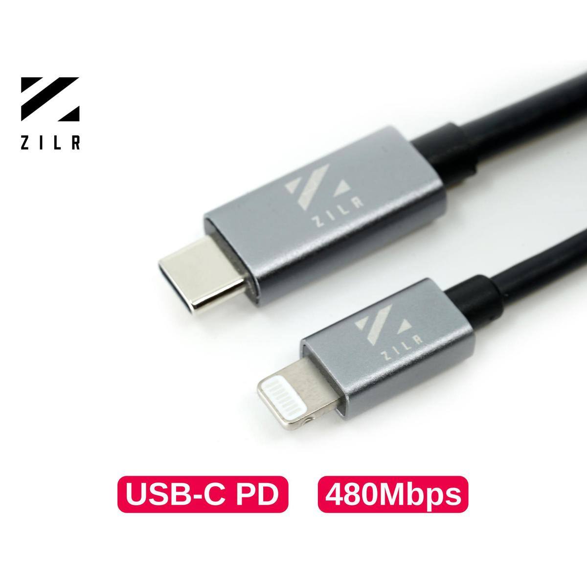 ZILR  
ZILA  
USB-C PD 480Mbps