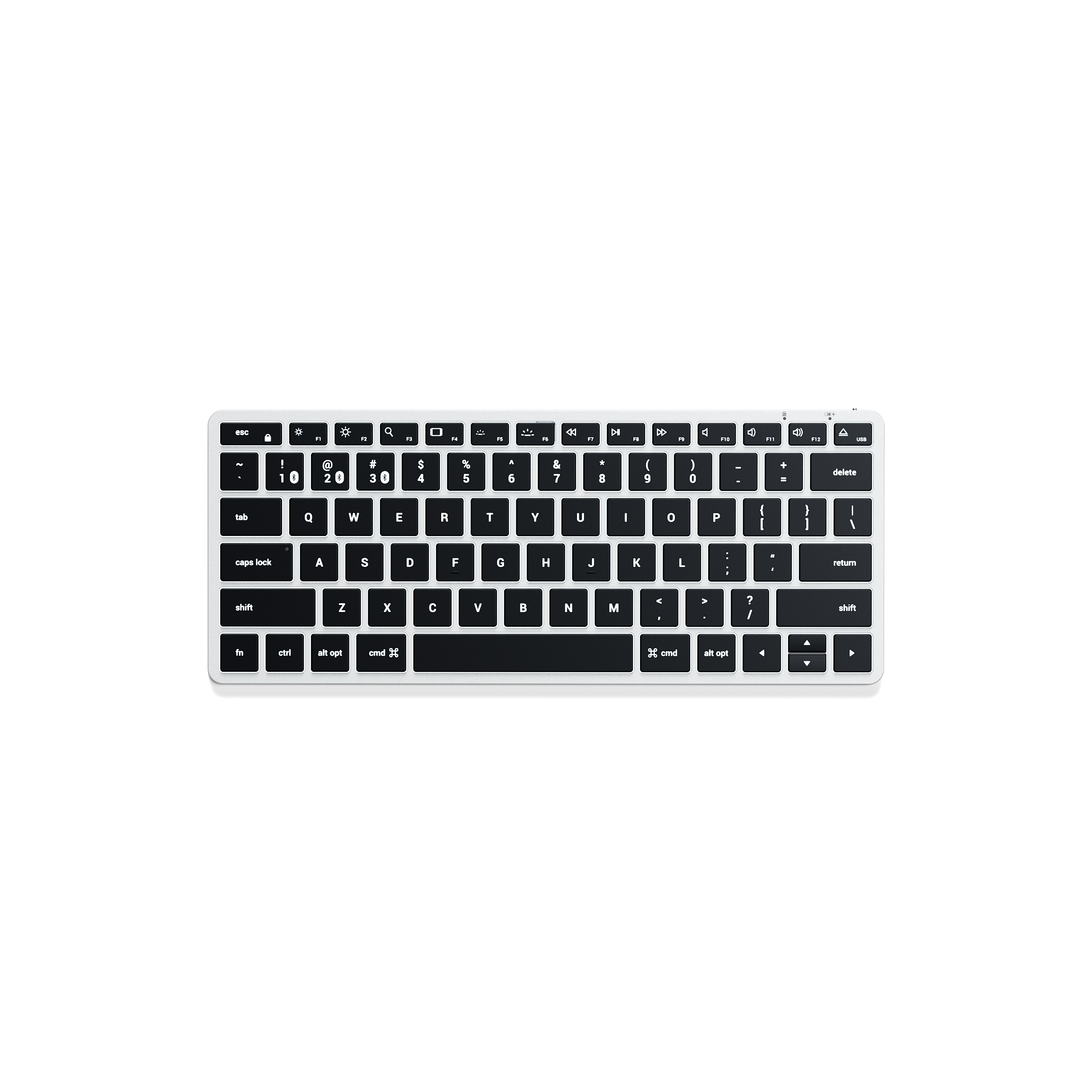Satechi - X1 Slim Bluetooth Backlit Keyboard, Illuminated Keys & Multi-Device Sync, for MacBook, iPad, Mac Mini, iMac - Silver price history on PriceWatchPro