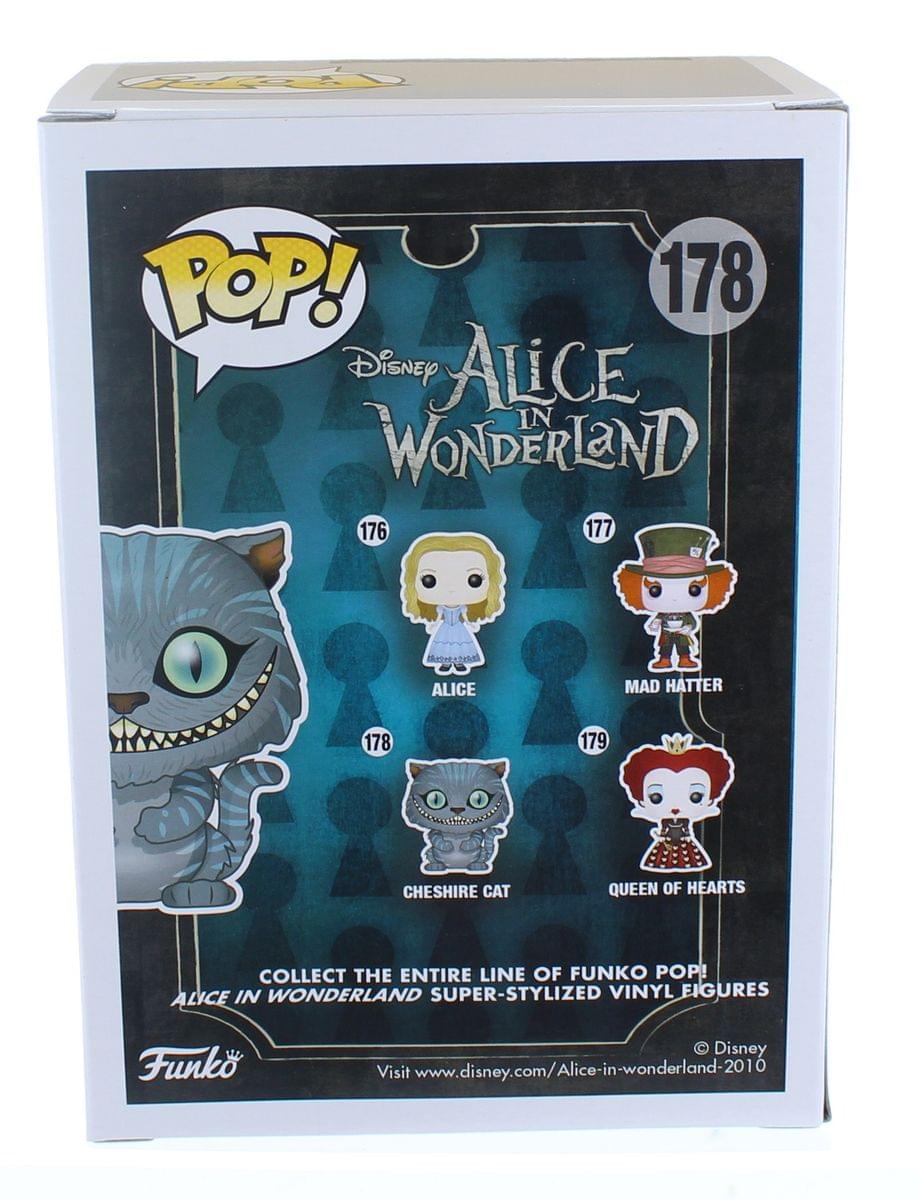F POP! 178 Disney ALICE IN WONDERLAND 176 177 Mrtrerteld ALICE MAD HATTER 178 179 CHESHIRE CAT QUEEN OF HEARTS COLLECT THE ENTIRE LINE OF FUNKO POP! ALICE IN WONDERLAND SUPER-STYLIZED VINYL FIGURES  Funko Disney Visit www.disney.com/Alice-in-wonderland-2010