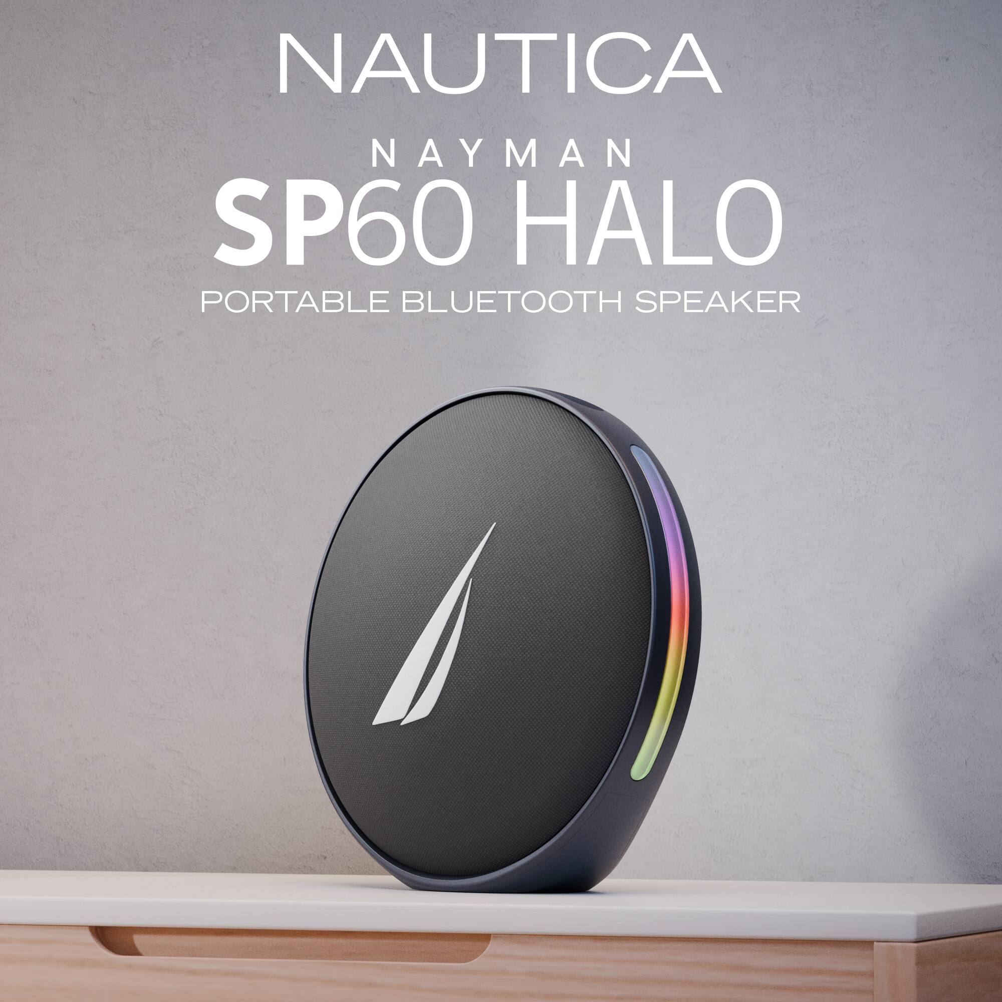 NAUTICA NAYMAN SP60 HALO PORTABLE BLUETOOTH SPEAKER