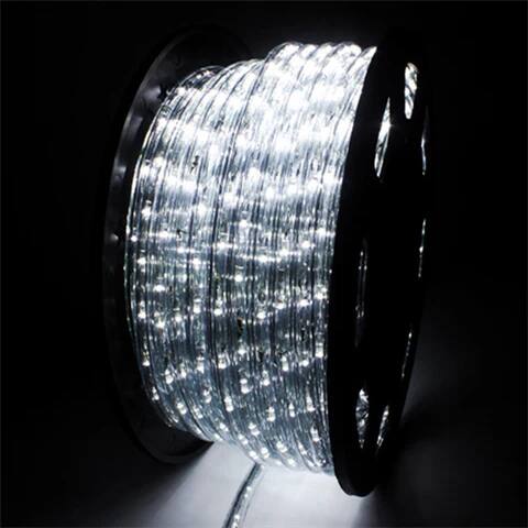 Alt View 2. Ainfox - 150Ft Rope Lights 1620 LEDs Waterproof Indoor Outdoor Party Decorative Lighting Flexible Strip Light - Cool White.
