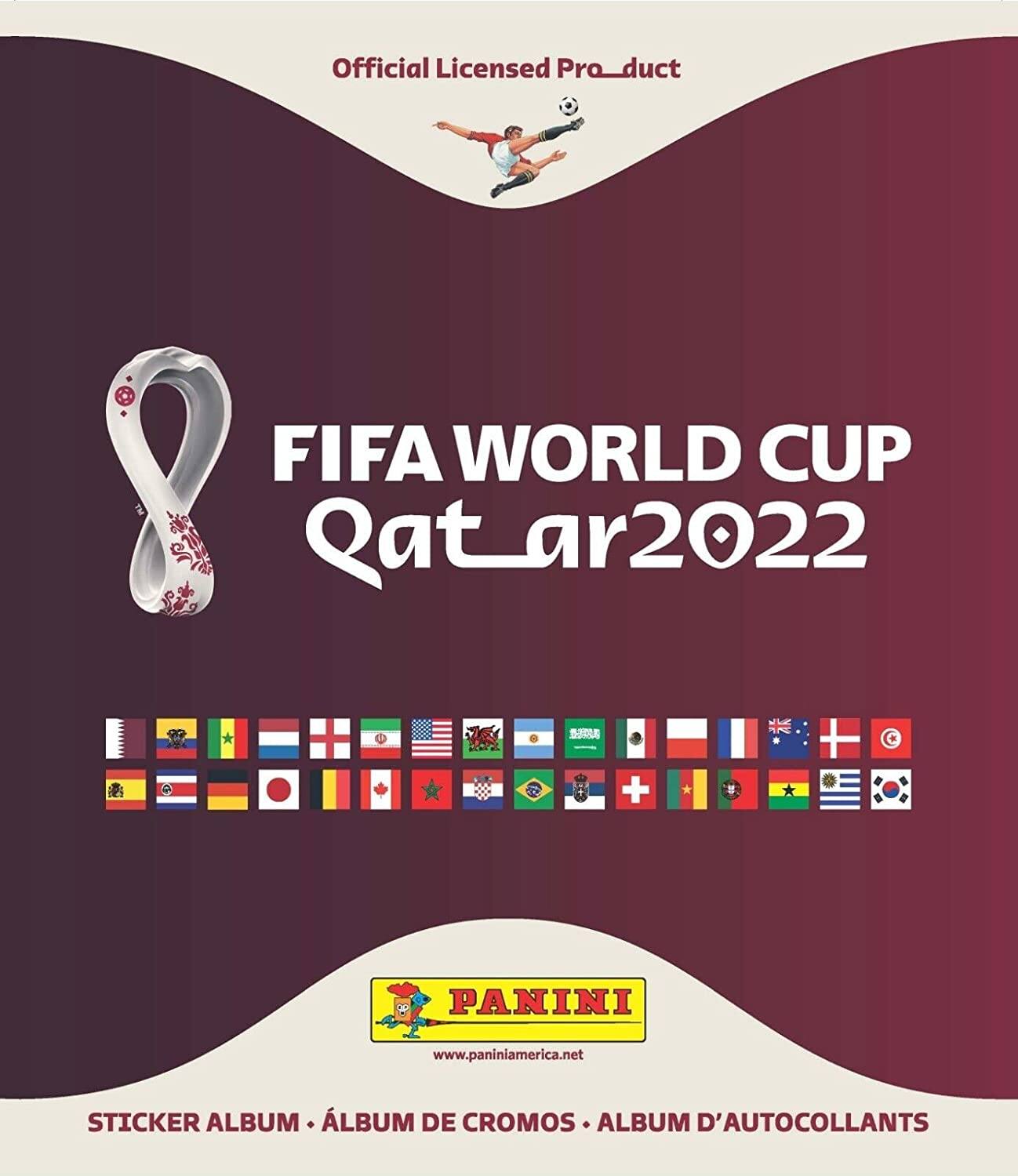 Official Licensed Product  
FIFA WORLD CUP Qatar 2022  
SS C + PANINI  
www.paniniamerica.net  
STICKER ALBUM • ÁLBUM DE CROMOS • ALBUM D'AUTOCOLLANTS