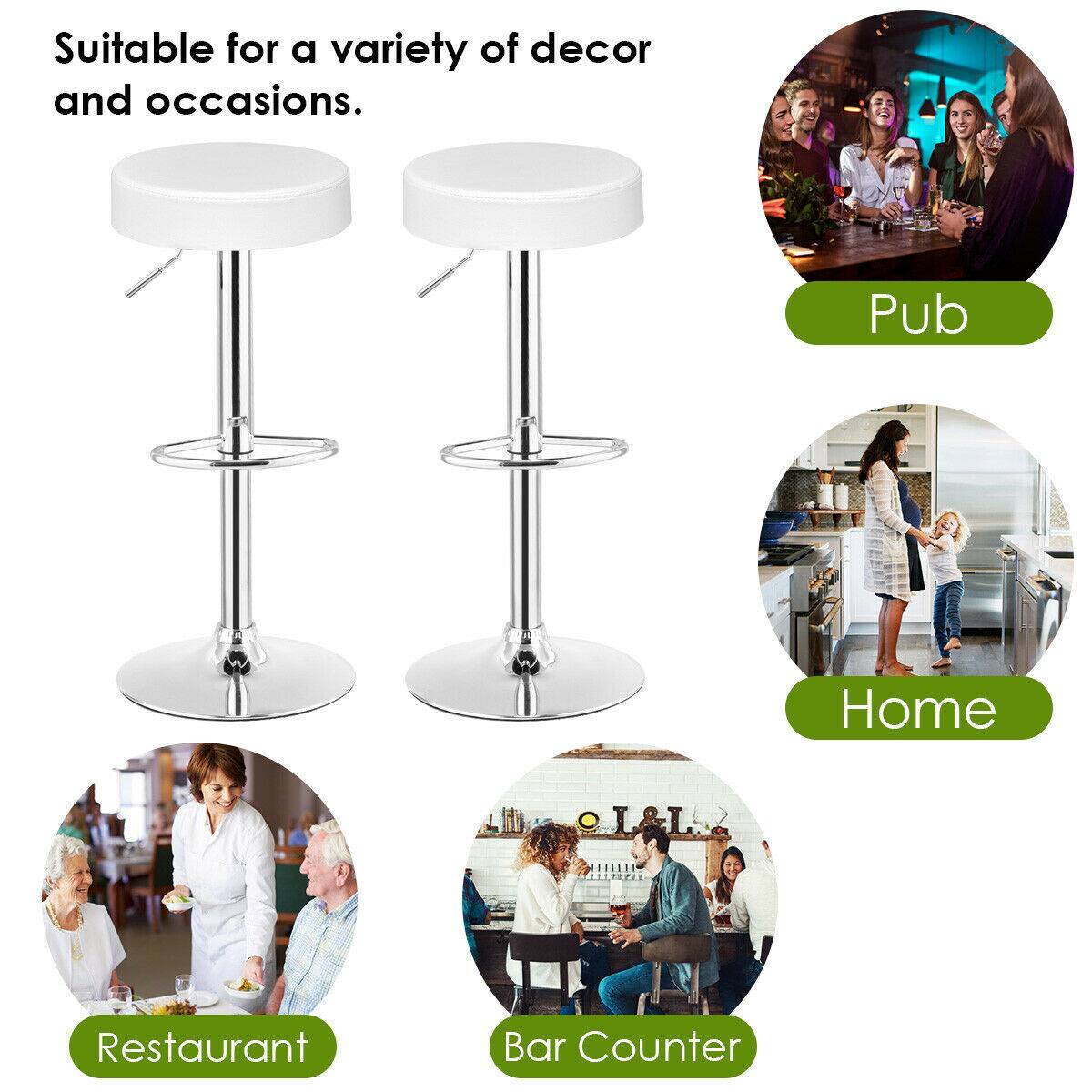 Suitable for a variety of decor and occasions. Pub, Home, Restaurant, Bar Counter.