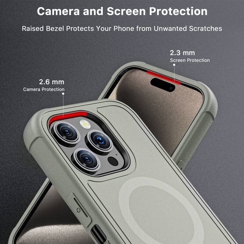 Camera and Screen Protection
Raised Bezel Protects Your Phone from Unwanted Scratches
2.3 mm Screen Protection
2.6 mm Camera Protection