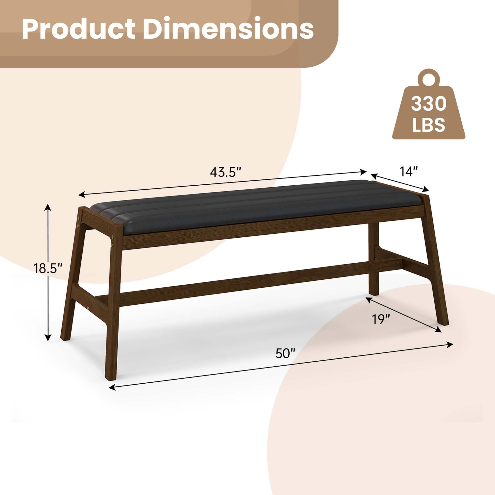 Product Dimensions: 330 LBS, 43.5" x 14" x 18.5" x 19" x 50".